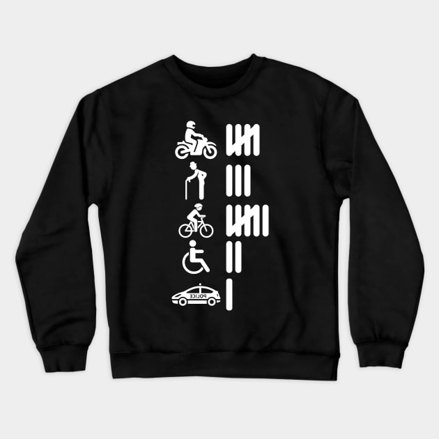 Accident count Crewneck Sweatshirt by Litho